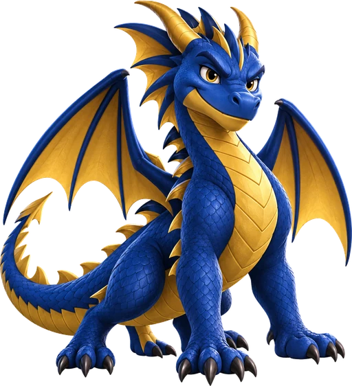 Ember the Dragon, the Emberwood mascot